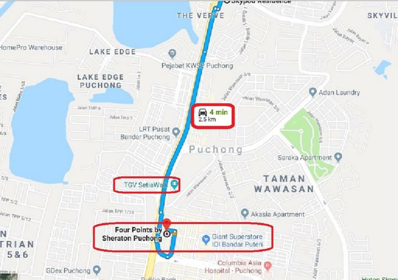 Puchong Skypod Residence, High Floor Balcony Unit, Walking Distance To Ioi Mall, 10Min Drive To Sunway מראה חיצוני תמונה